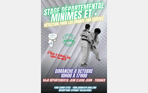 Stage Minime et plus (détection pour les France par équipes)