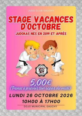 Stage vacances octobre >2019