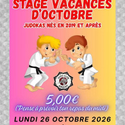 Stage vacances octobre >2019